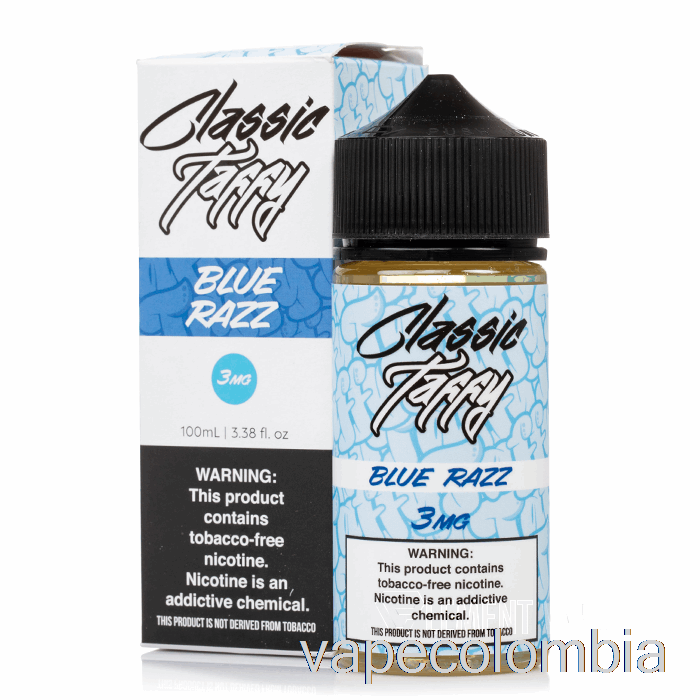 Kit Completo De Vapeo Blue Razz Classic Taffy - Líquido Sintético - 100ml 6mg